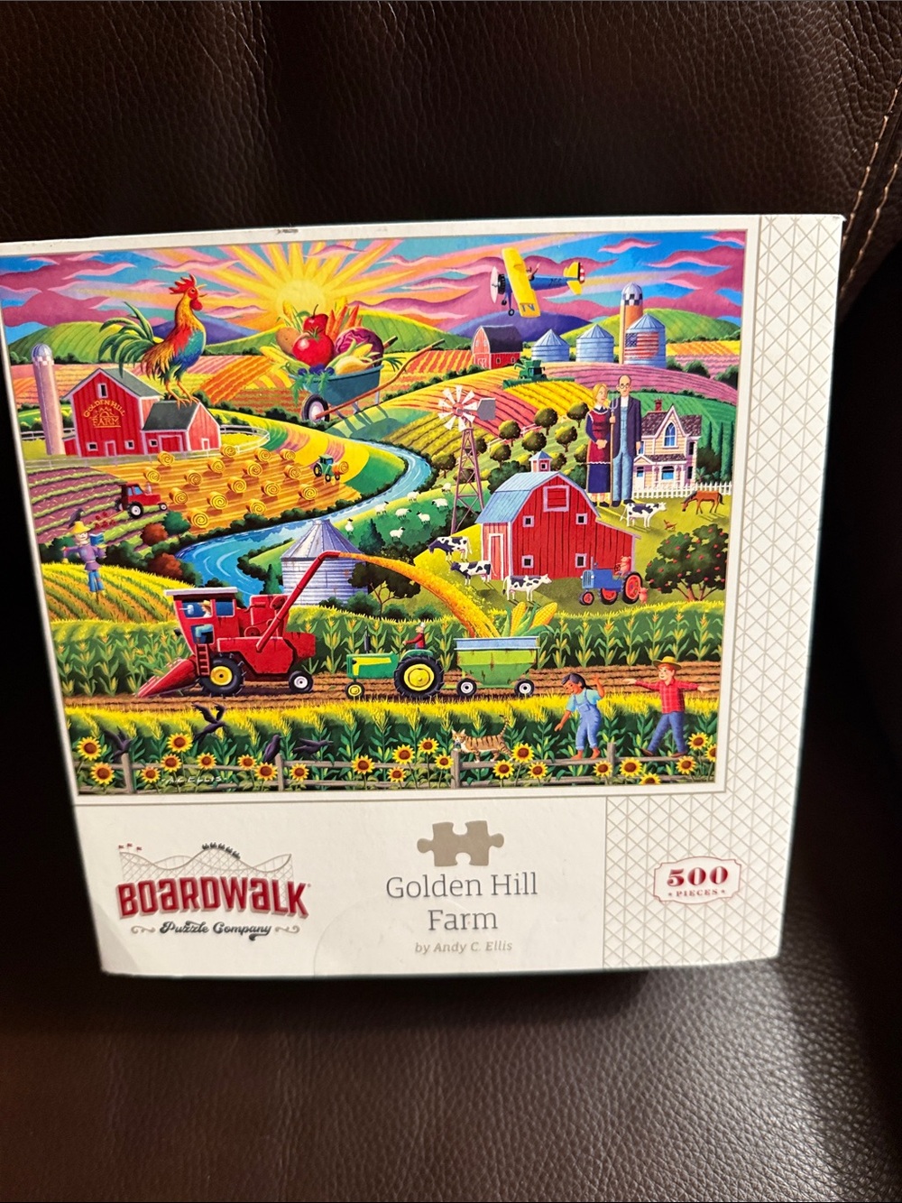 Boardwalk Golden Hill Farm. 500 piece puzzle.